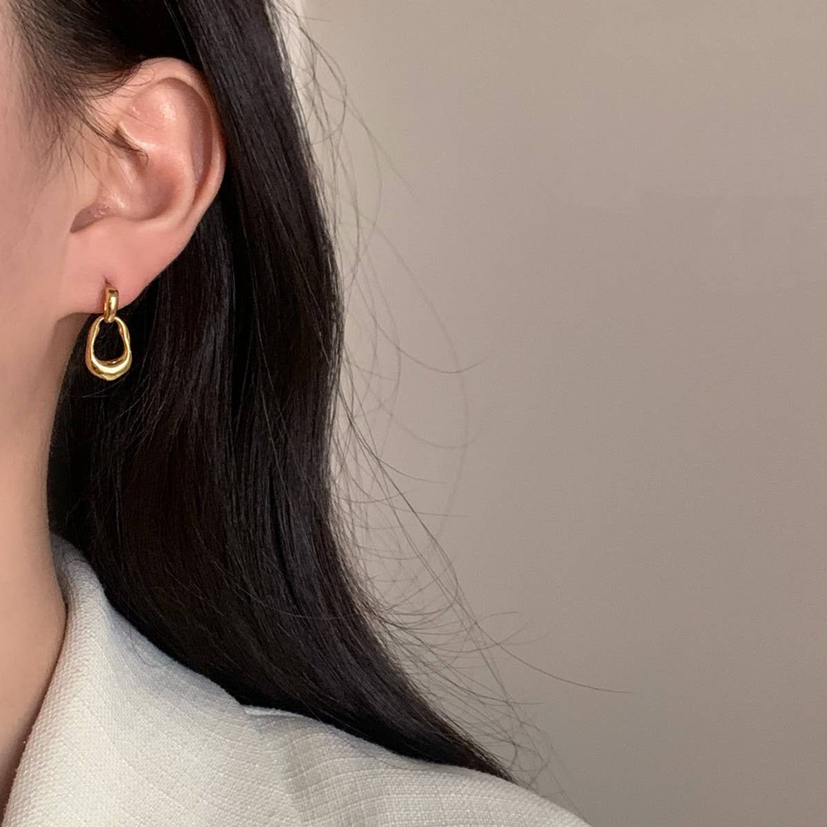 FASHION SIMPLE METAL PENDANT EARRINGS FOR WOMEN_CWAJE3118