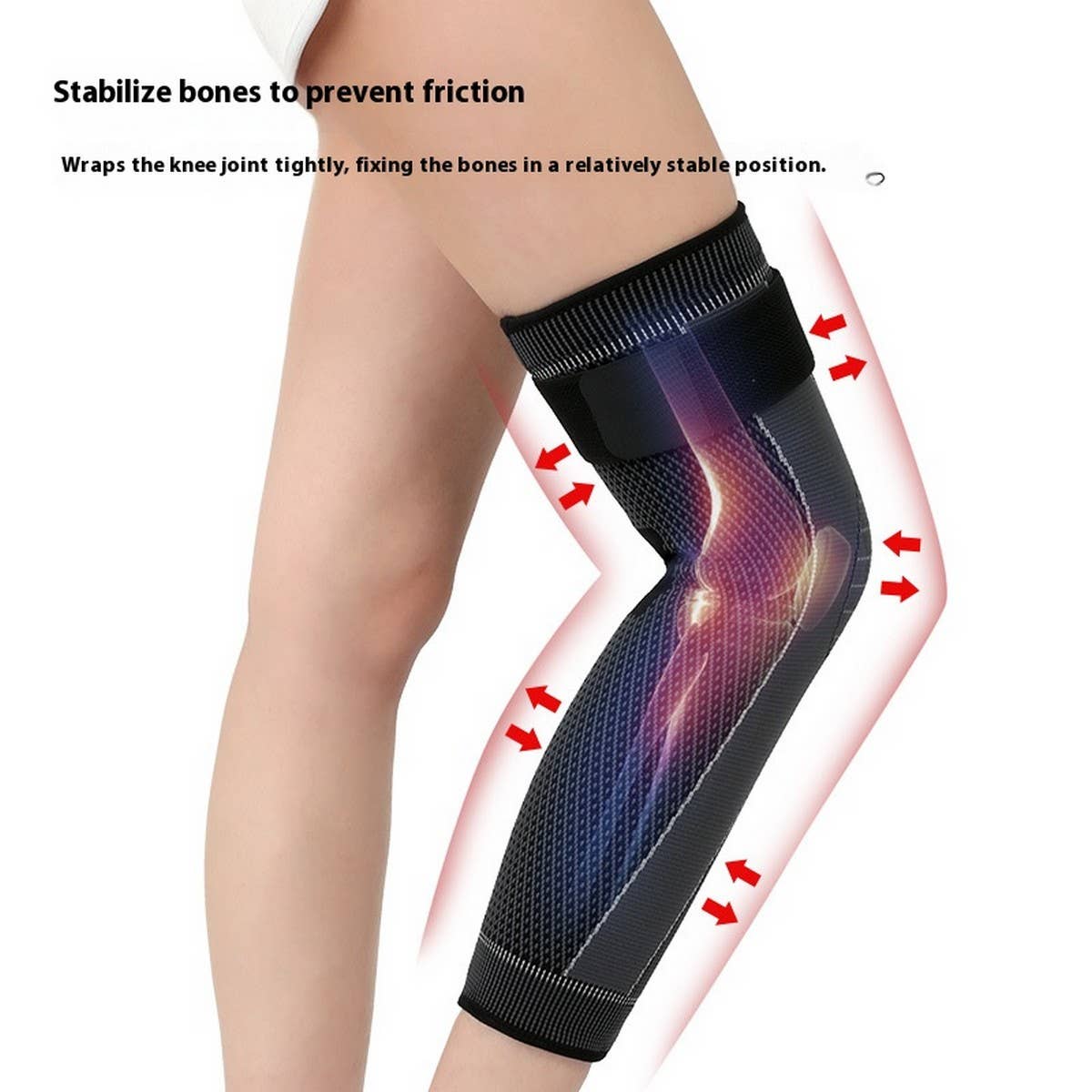 Unisex Knit Knee Support for Basketball & Fitness