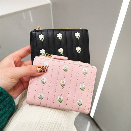 SWEET LADY FASHION CUTE EMBROIDERED LADIES WALLET_CWAB2570