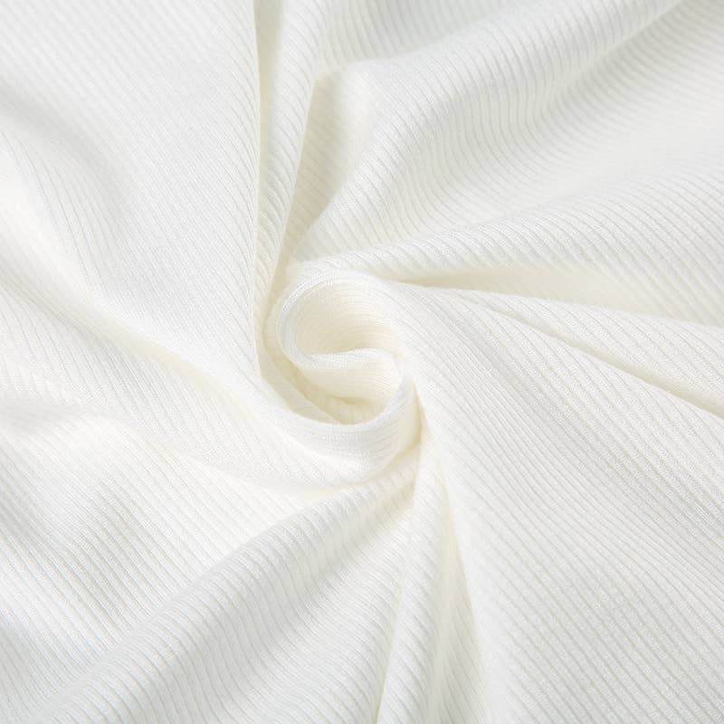 Simple basic solid color short-sleeved T-shirt