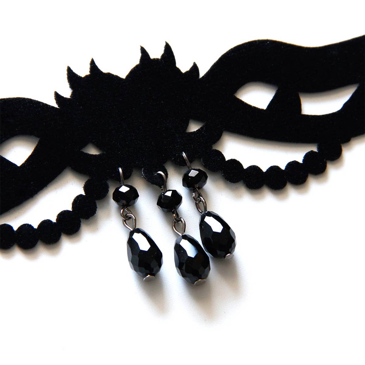 RETRO HALLOWEEN GOTHIC PUNK BLACK BRACELET_CWMM0150