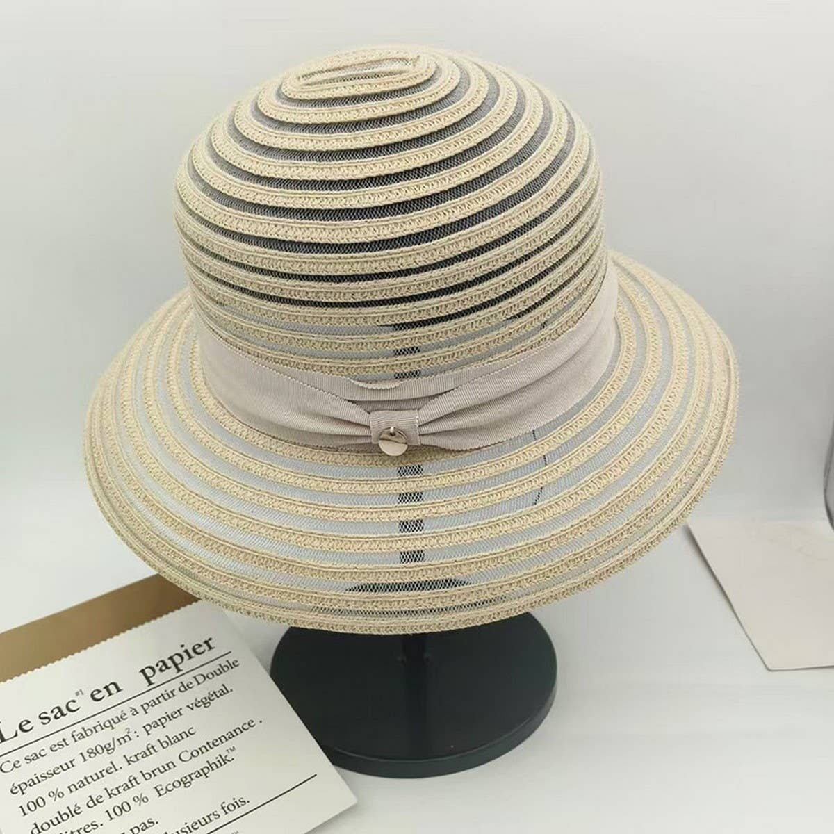 Wide brim sun hat sun protection straw hat_CWAH3483