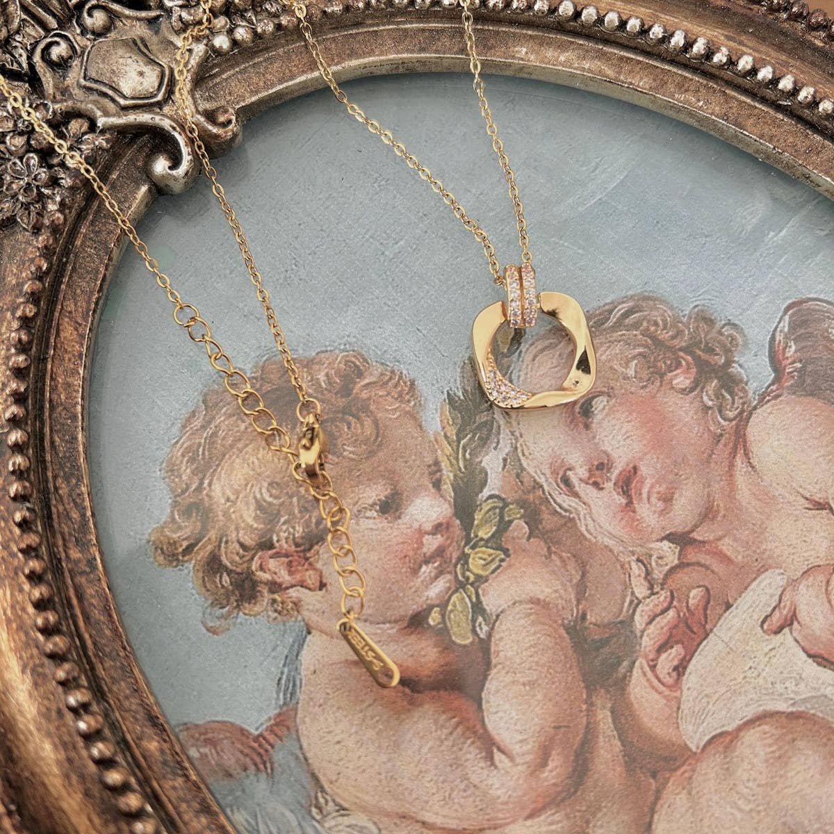 NEW HIGH-END RING NECKLACE