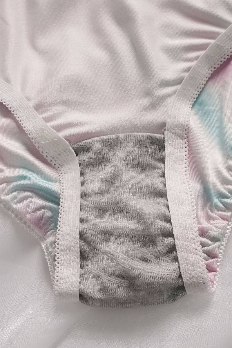 CWMU00292_RAINBOW PRINT ADJUSTABLE BRA SET