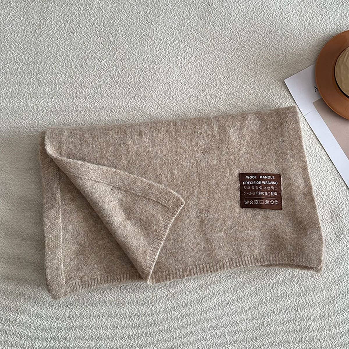 Blend Knit Scarf ??Stretchy Warm Unisex Wrap_CWASC2311