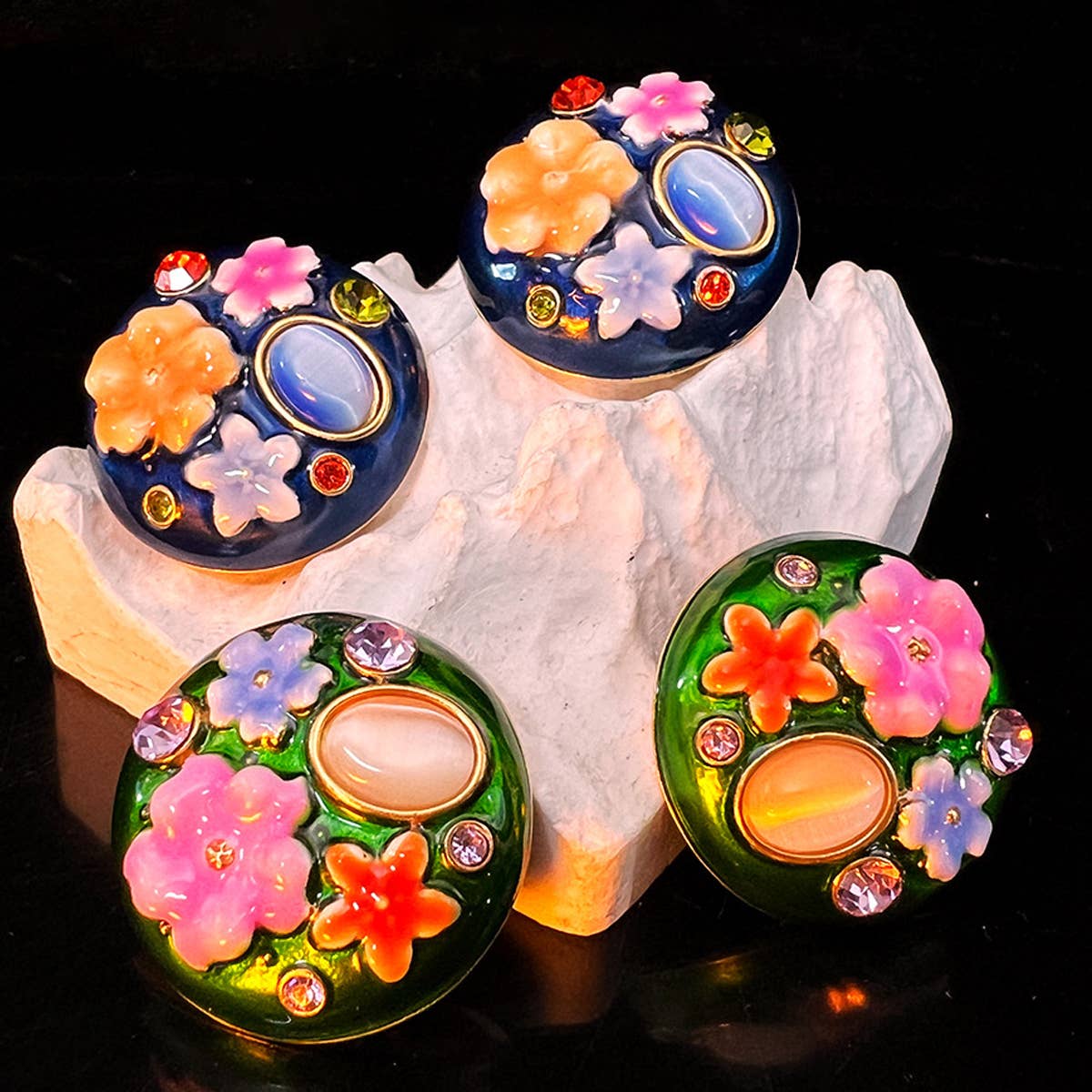 RETRO NEW CHINESE FLOWER STUD EARRINGS_CWAJE1116