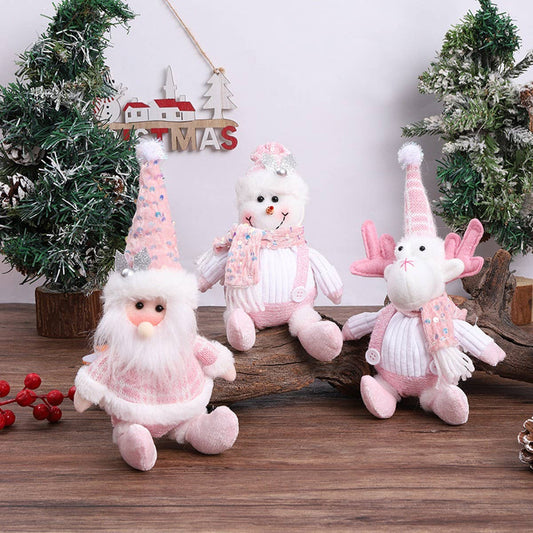 PINK DOLL CHRISTMAS DECORATION PENDANT ORNAMENTS_CWMM2763