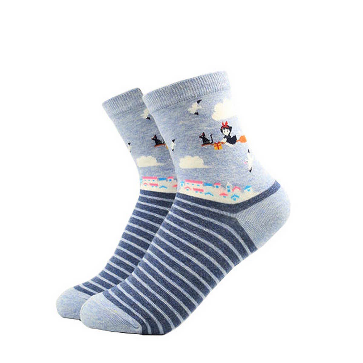 TOTORO SOCKS CREATIVE CARTOON COTTON BOAT SOCKS_CWAH1109