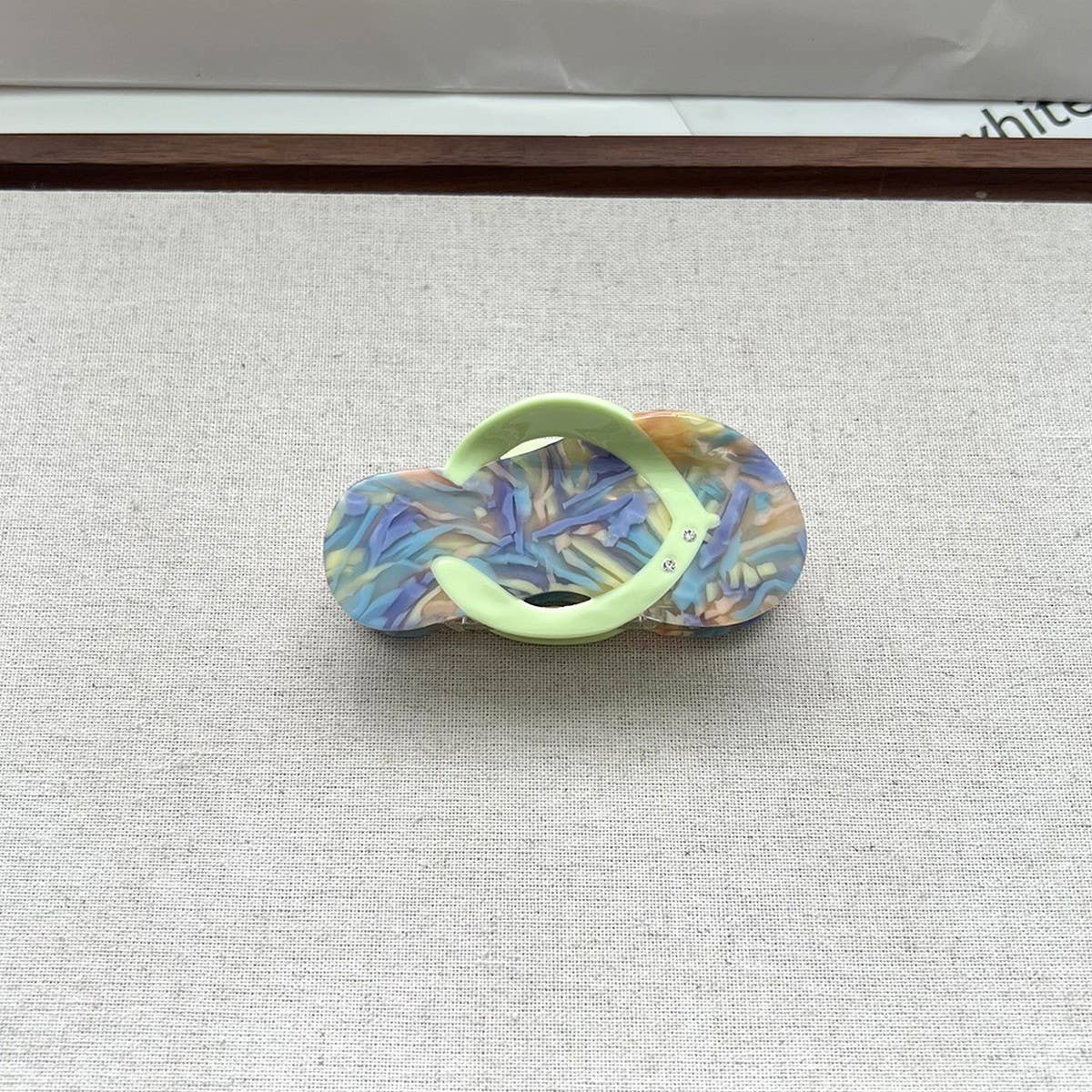 Vacation Hair Claw, Trendy Shorts & Slippers Clip