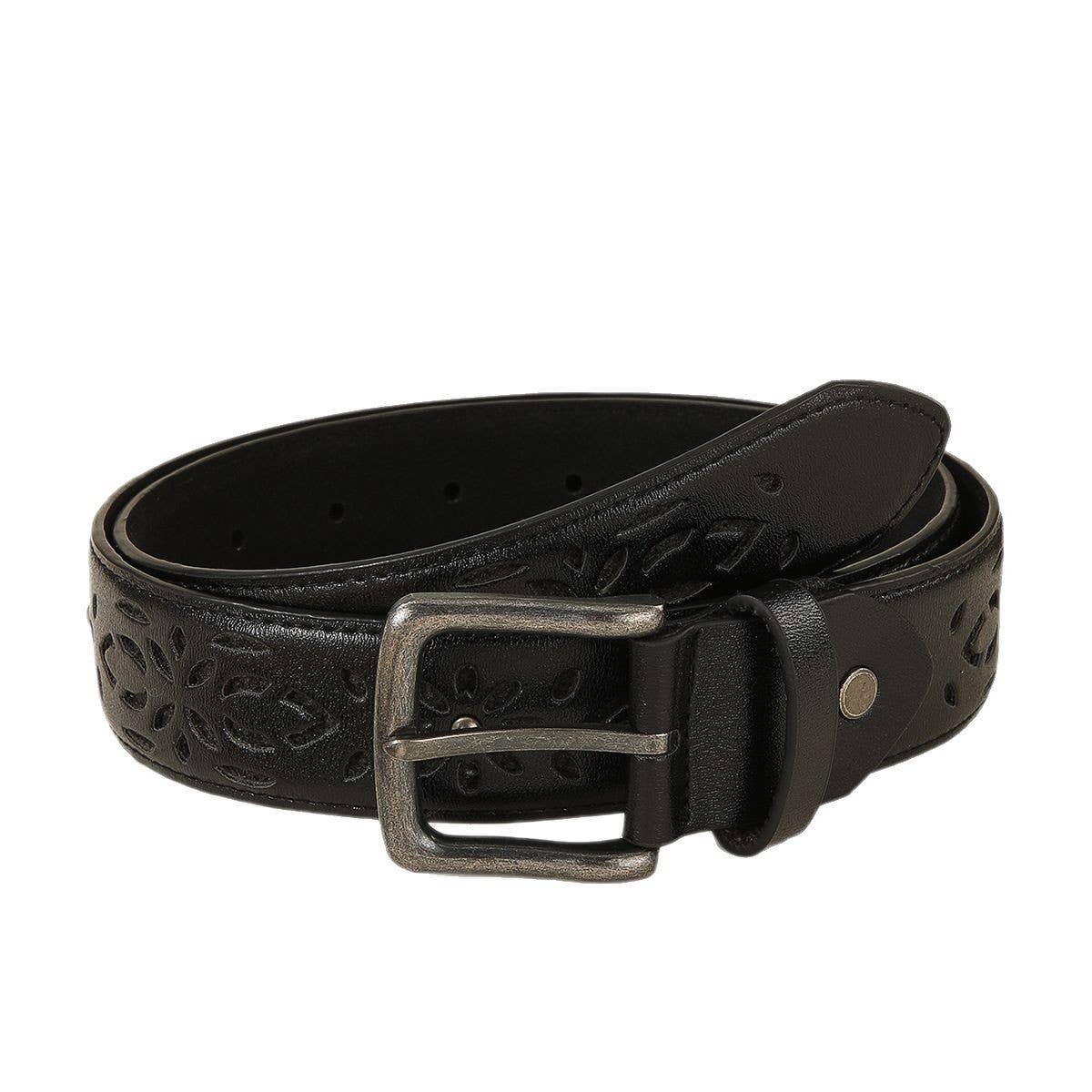 Minimalist Semi Hollow Edge Belt for Work Jeans_CWABE1241
