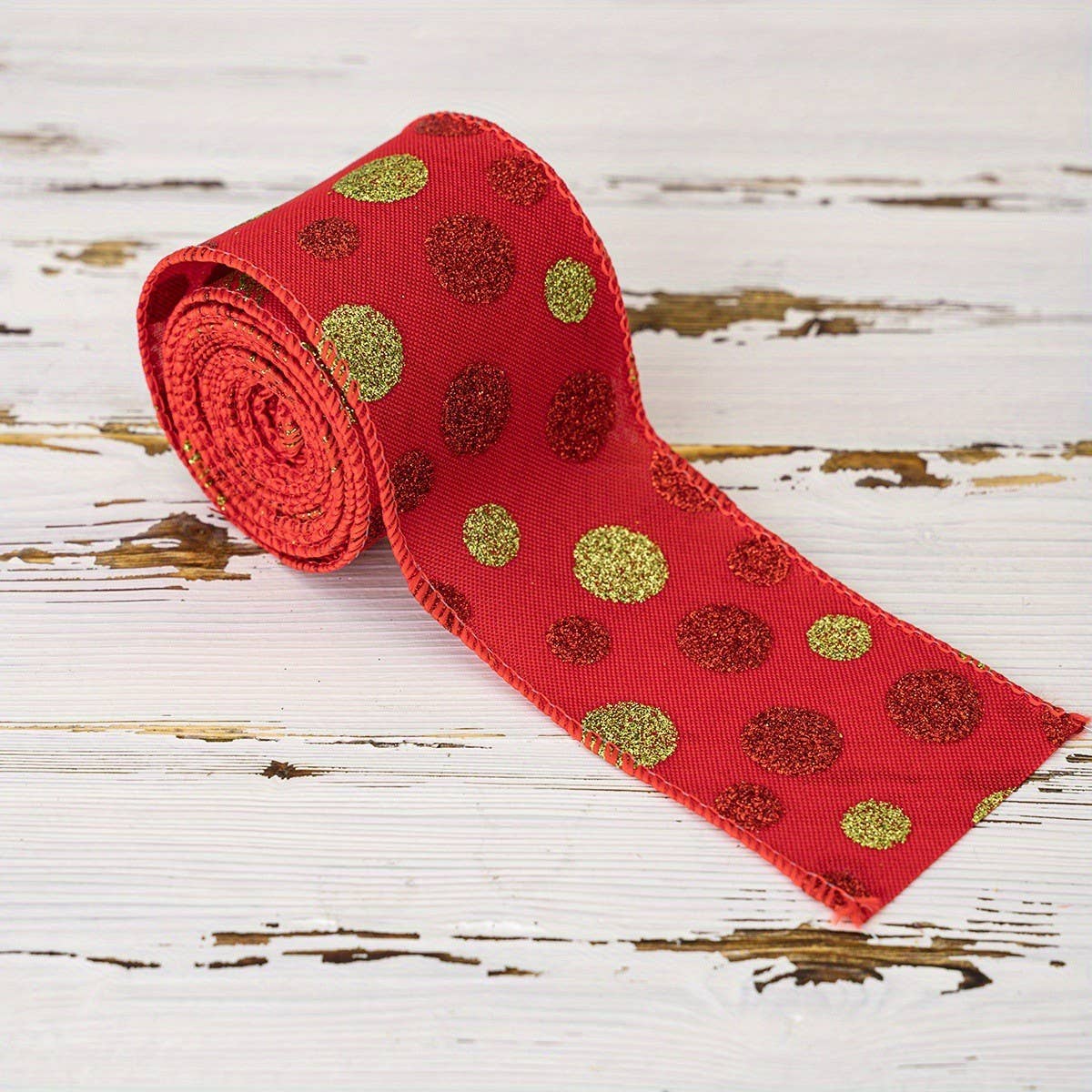 CWMM10200_POLKA DOT RIBBON SET DIY GIFT WRAP BOWS 4 STYLES