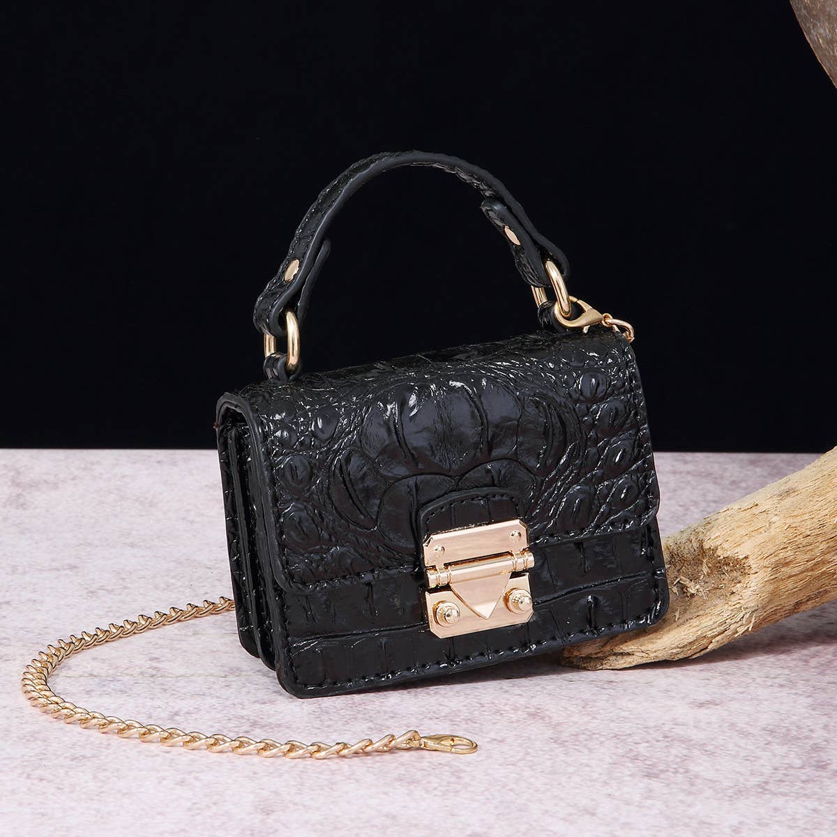 FASHION MULTICOLOR CROCODILE CROSSBODY BAG_CWAB2597