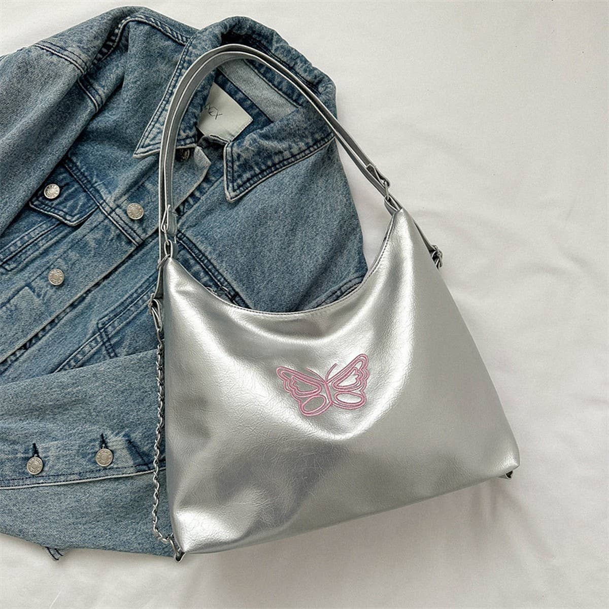 2024 NEW FASHION EMBROIDERED BUTTERFLY BUCKET BAG_CWAB3294