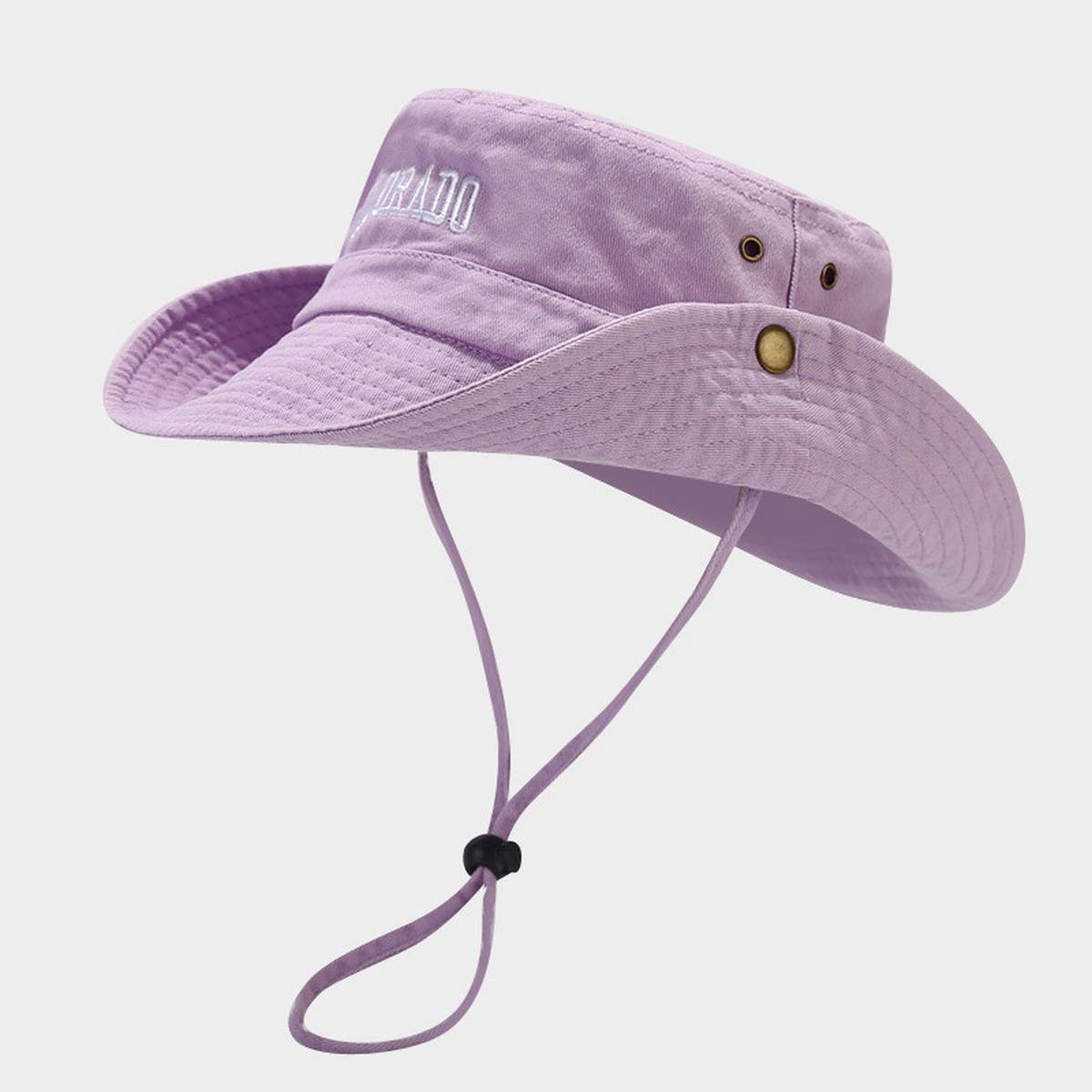 Embroidered Wide Brim Western Sun Hat for Hiking_CWAH3804