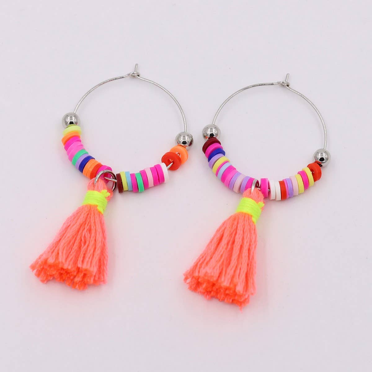 BOHEMIAN STYLE WOMEN'S COLORFUL TASSEL EARRINGS_CWMM3558