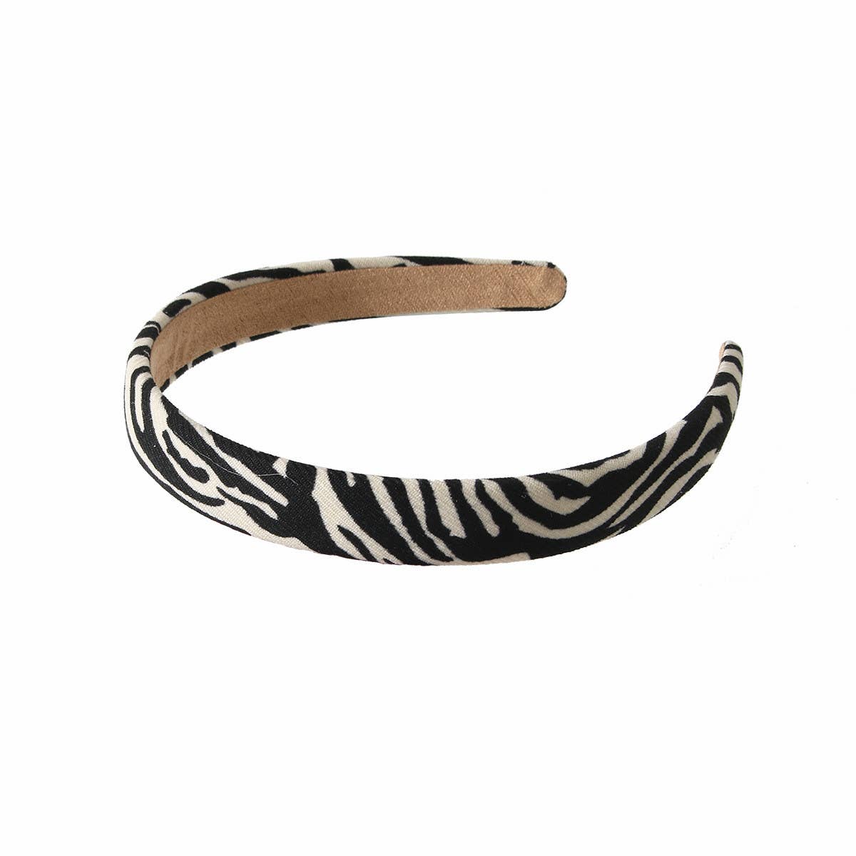 RETRO SPONGE LEOPARD PRINT HEADBAND_CWAHA1036