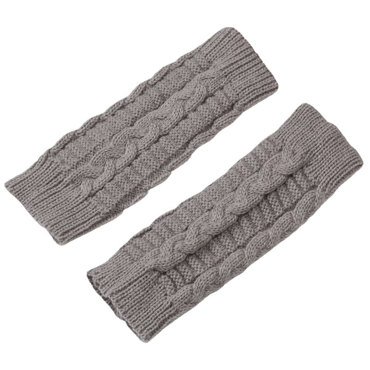 FASHION SHORT TWIST FINGERLESS GLOVES_CWAG0092