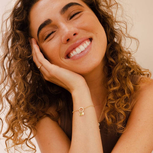 High-end simple loose ring paper clip bracelet