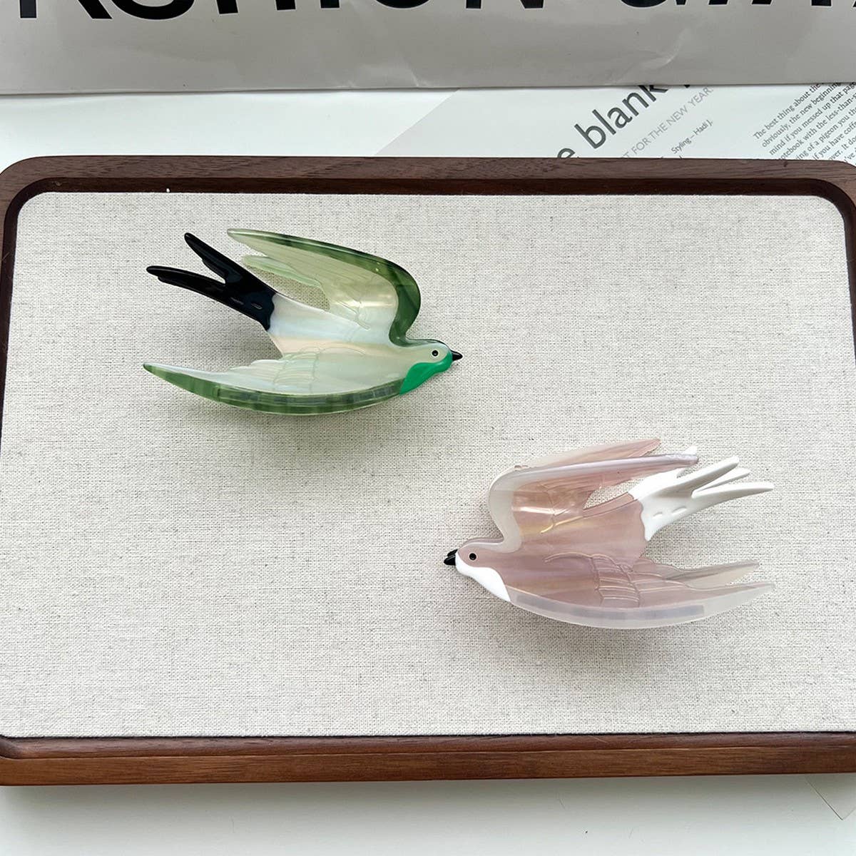 Swallow Hair Claw?Cute Acetate Bird Clip for Women