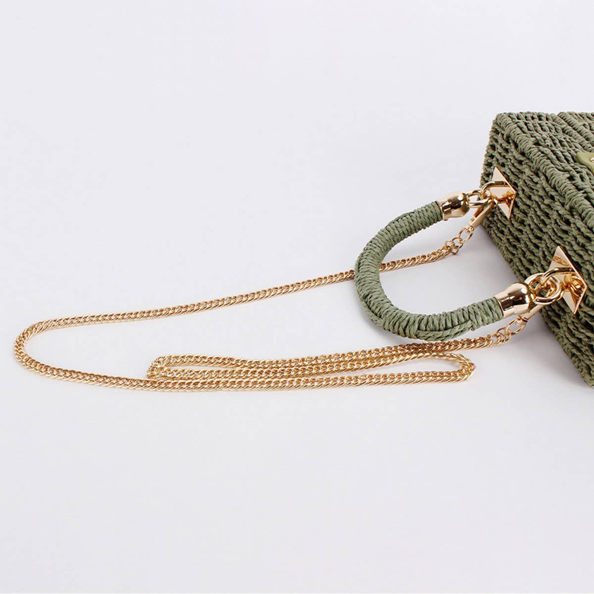 DUAL-PURPOSE LEISURE PAPER ROPE WOVEN BAG_CWAB4713