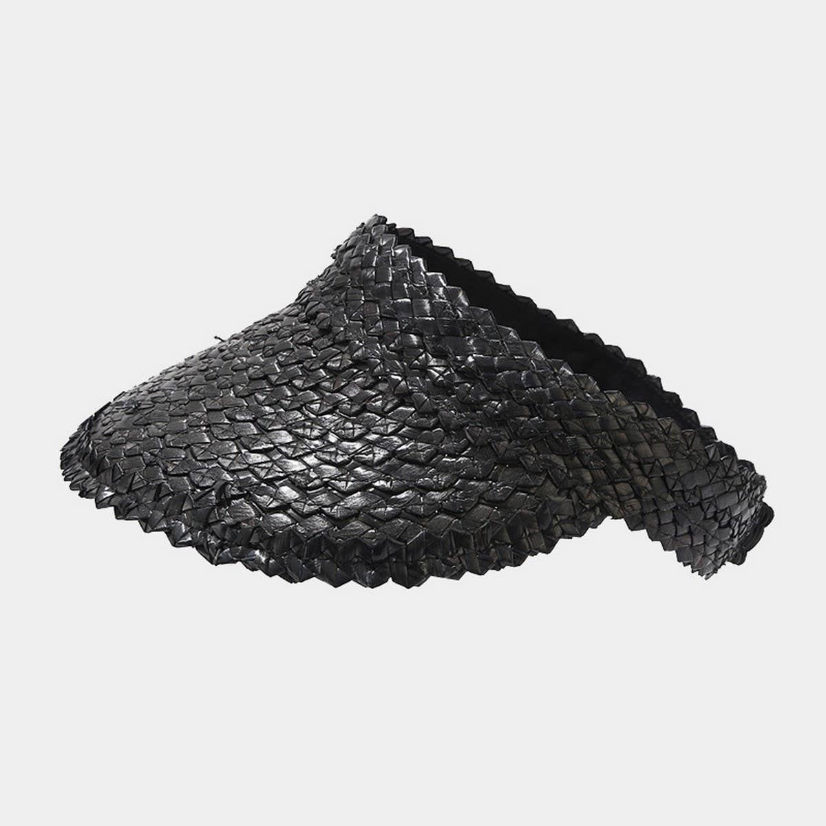 Straw Sun Visor,Summer Ponytail UV Protection Hat_CWAH3282