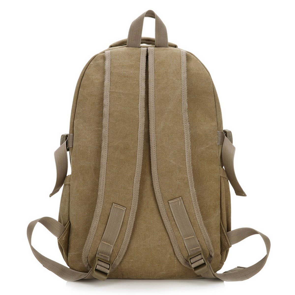 CASUAL VINTAGE BACK-TO-SCHOOL CANVAS BACKPACK_CWAB2205