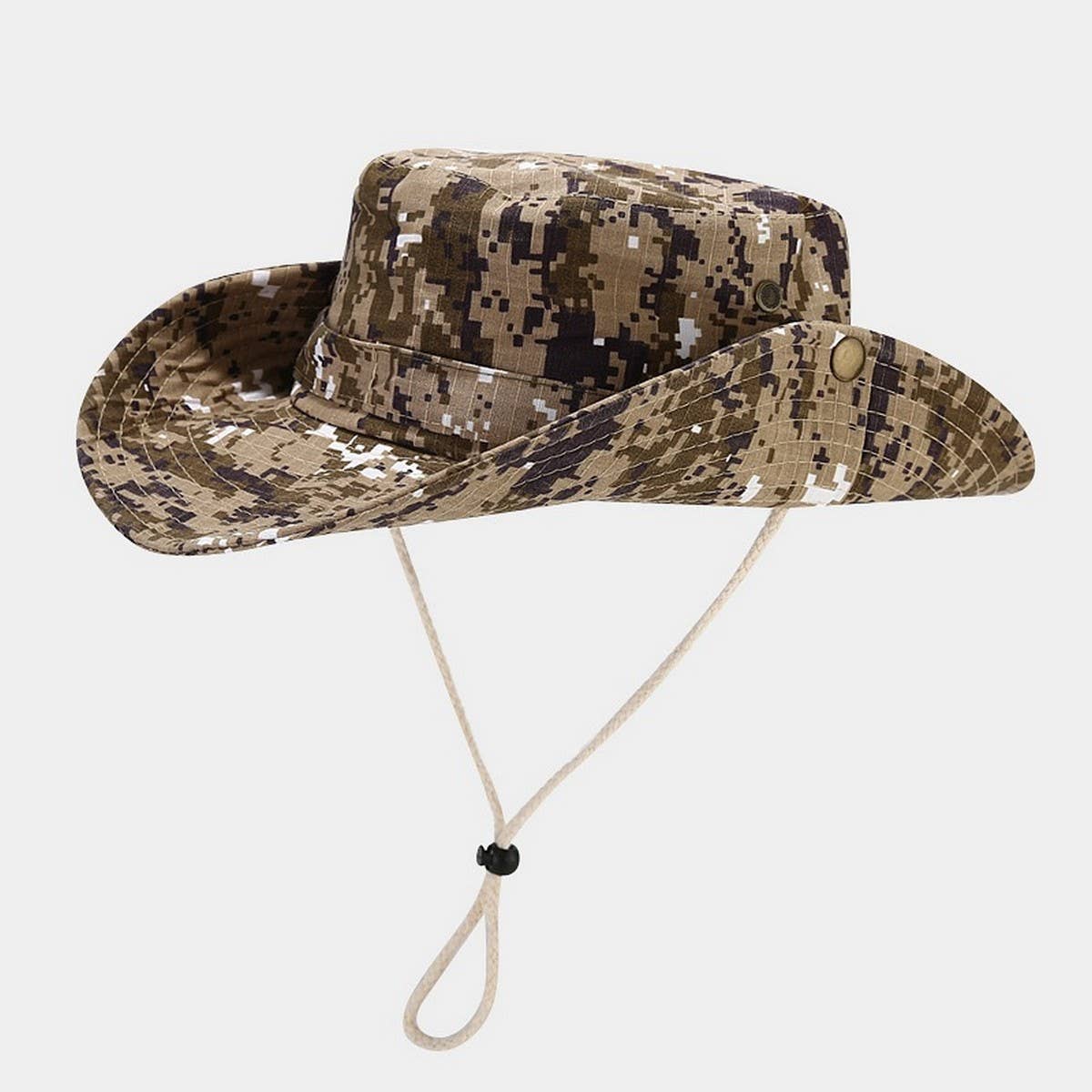 Camo Outdoor Sun Hat for Hiking &Fishing Adventure_CWAH3884