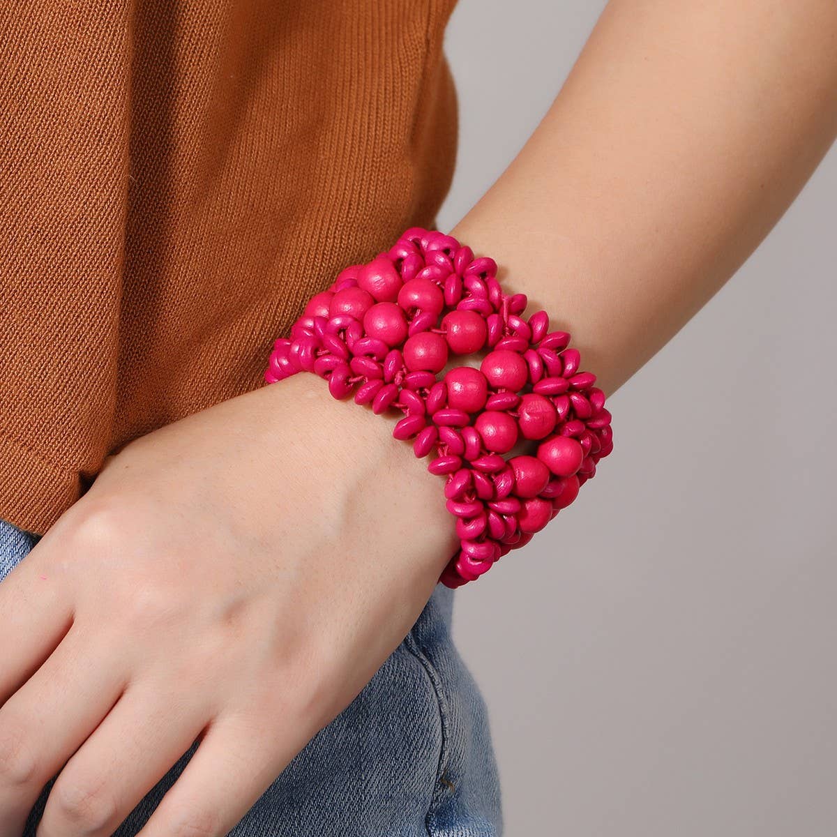 RATTAN COLORFUL SHELL CREATIVE HANDMADE FRUIT PLATE_CWMM4406