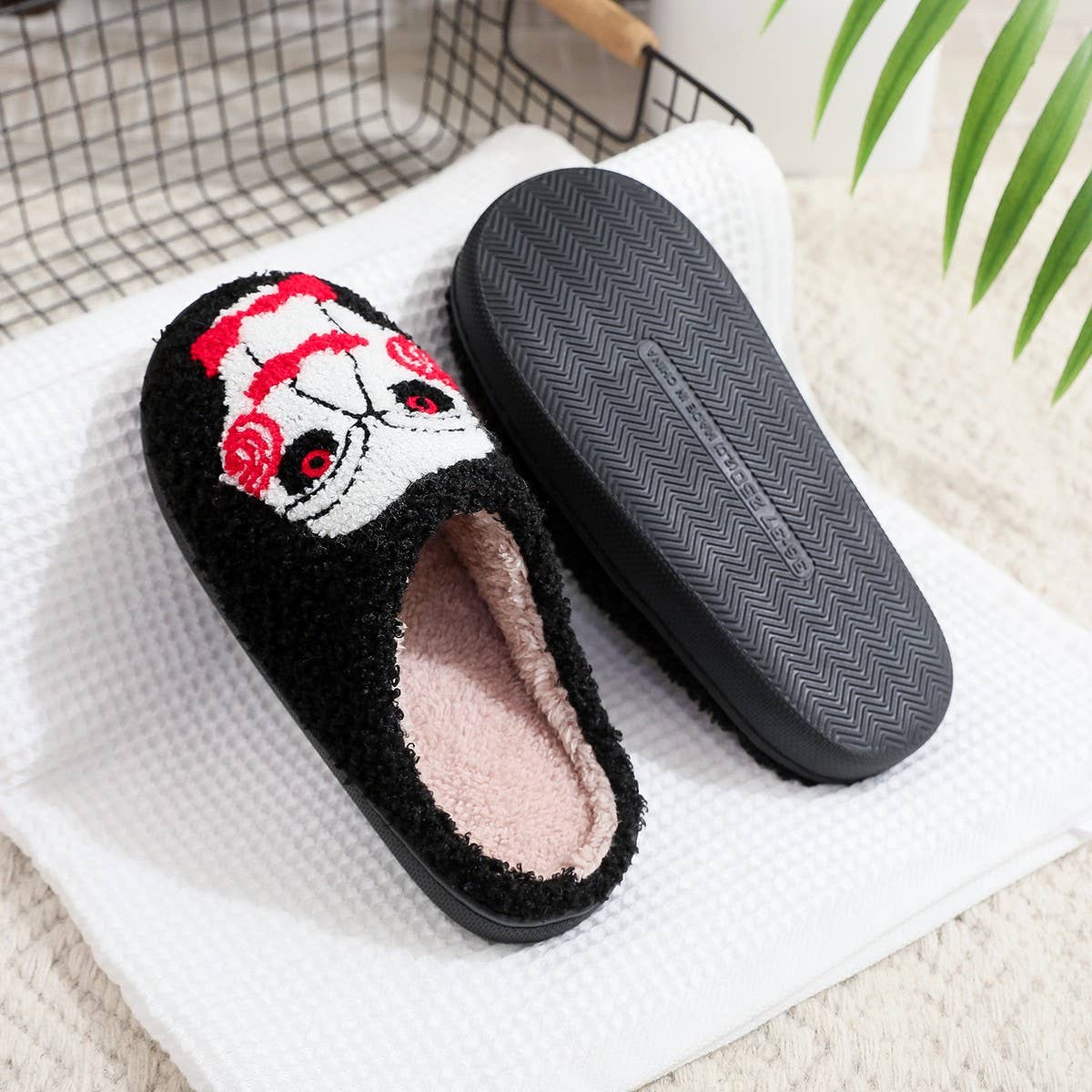 NEW HALLOWEEN  HORROR COTTON SLIPPERS