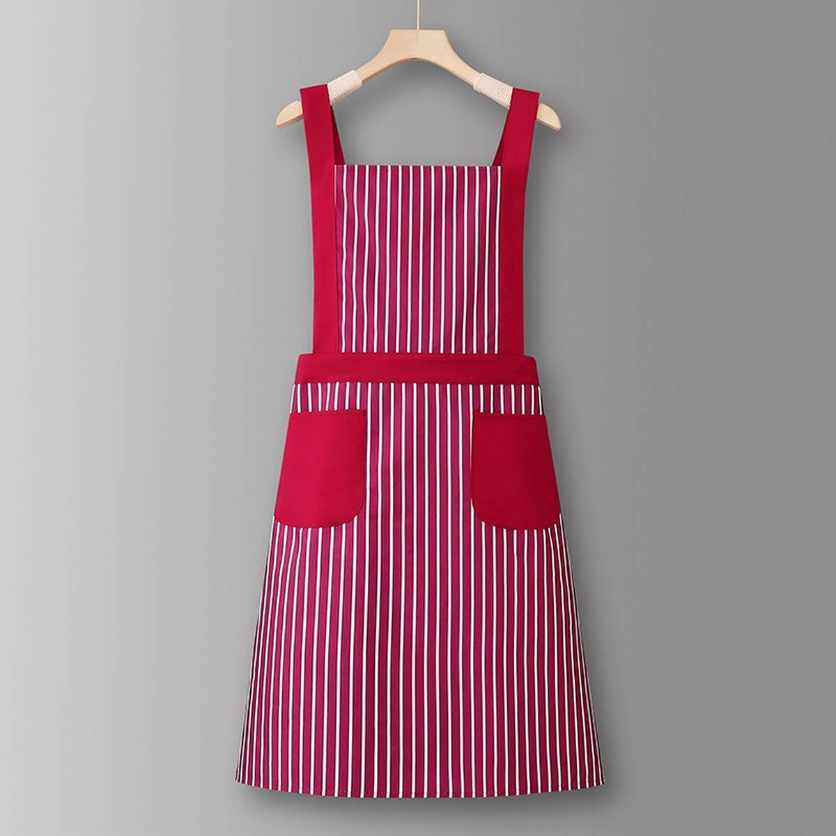 Houndstooth /Solid Color Waterproof Work Apron