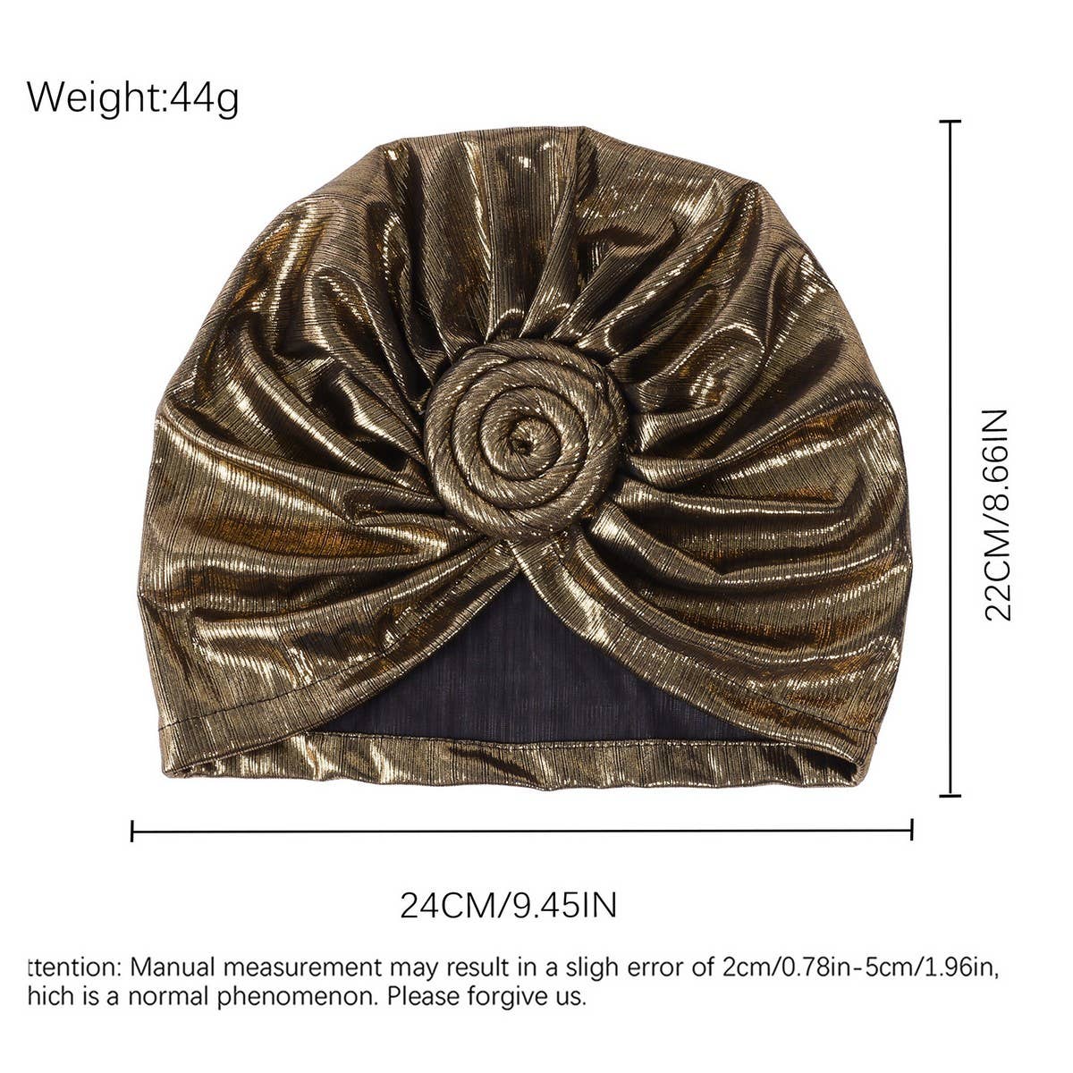 CLASSIC HOT GOLD FLORAL ETHNIC HEADSCARF