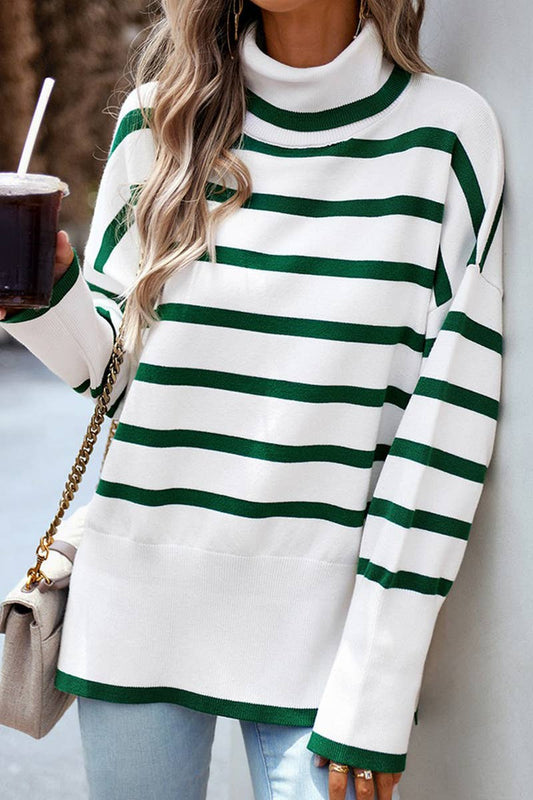 CWOSWL1631_Turtle Neck Long Sleeve Pullover Sweater