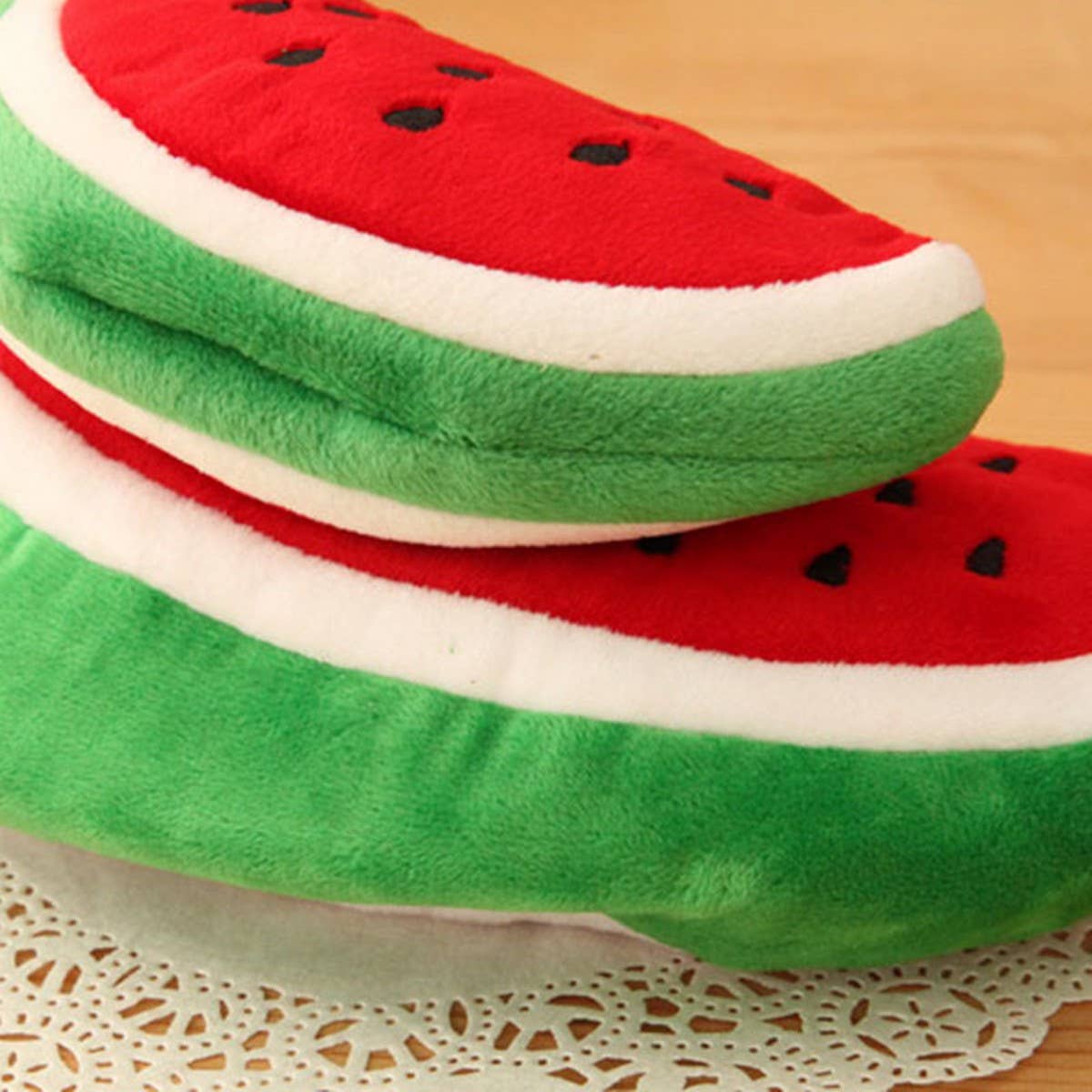 FRUIT WATERMELON SHAPED LARGE PENCIL CASE