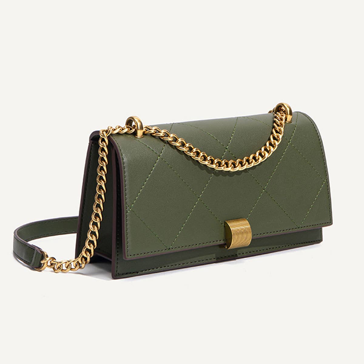 QUILTING DANDY SQUARE SHOULDER BAG PURSE_CWAB0007