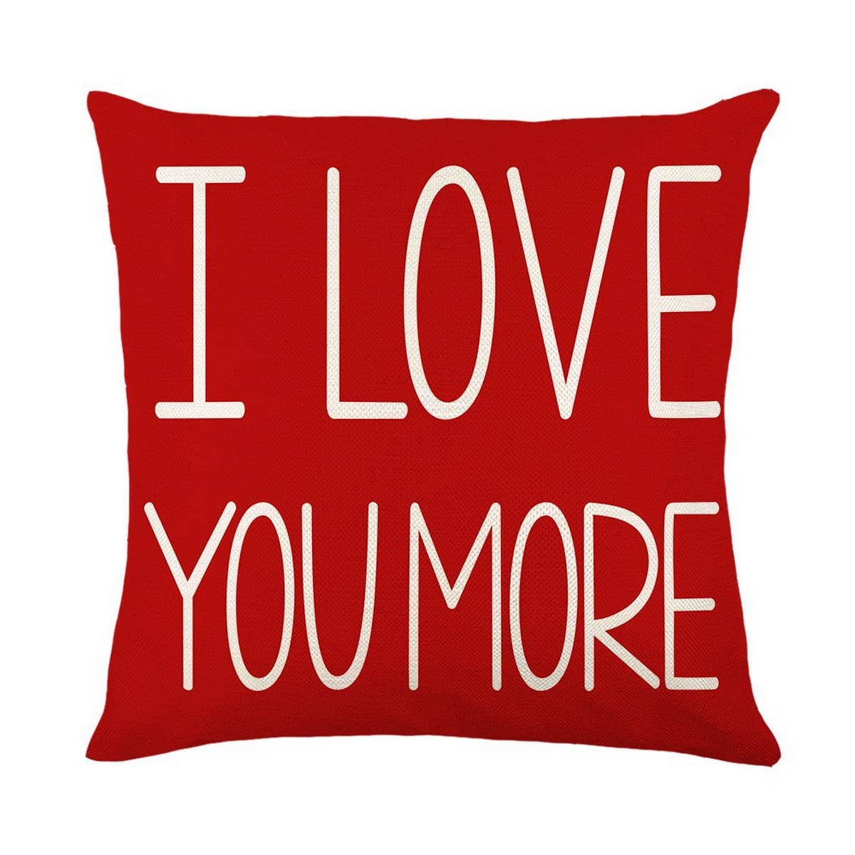 VALENTINE'S DAY HOME LOVE PRINT PILLOWCASE