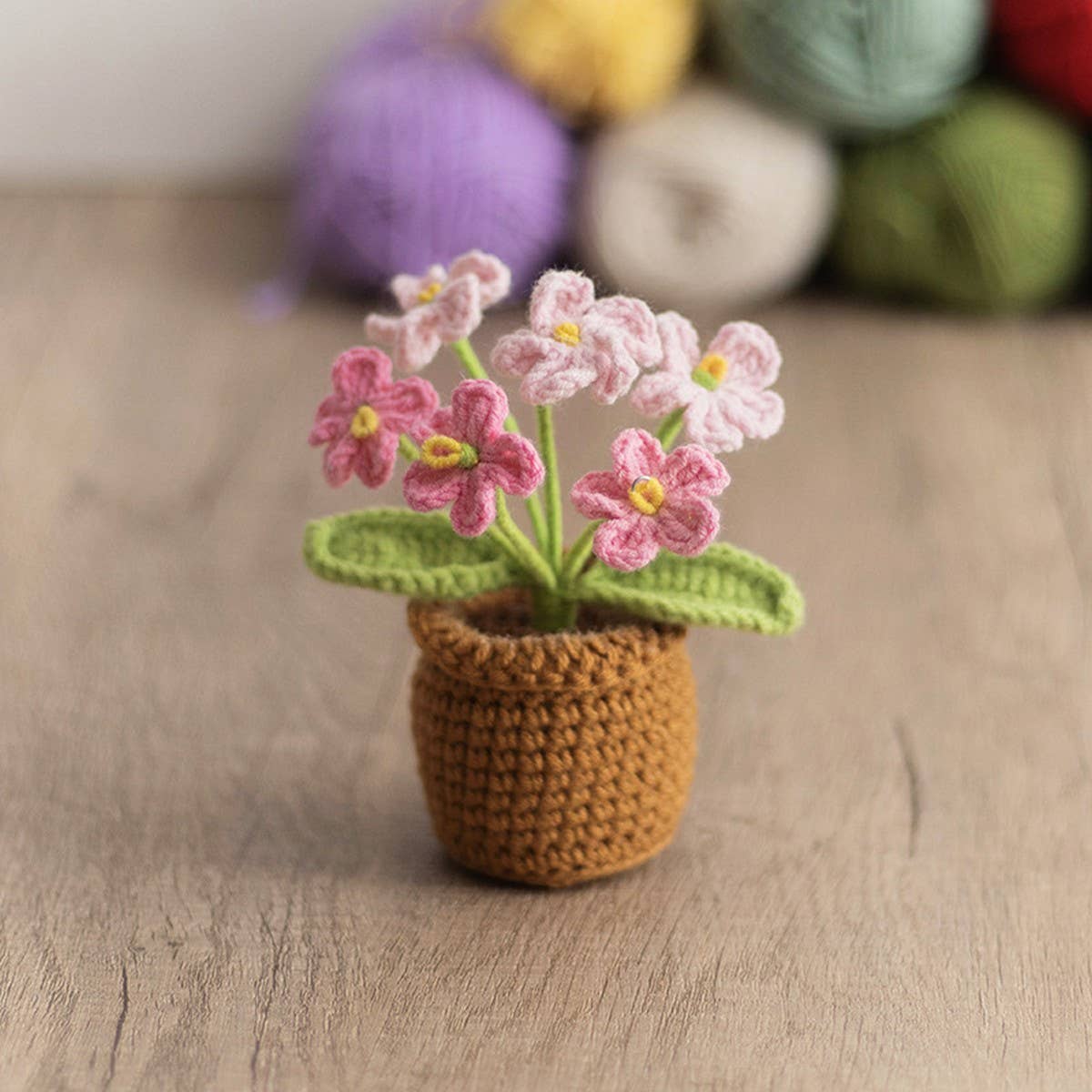 CWMM9285_HAND-WOVEN MINI POTTED PLANT OFFICE DECORATION