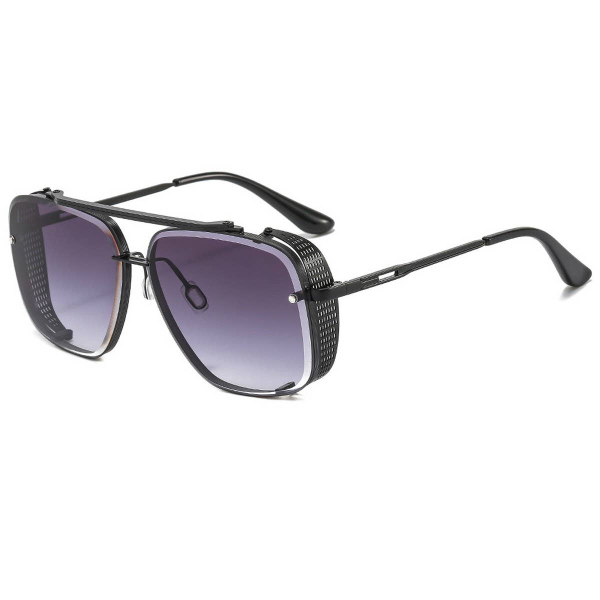 Trendy Unisex Metal Punk Flip-Up Sunglasses