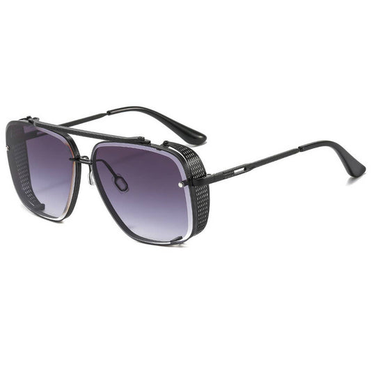 Trendy Unisex Metal Punk Flip-Up Sunglasses