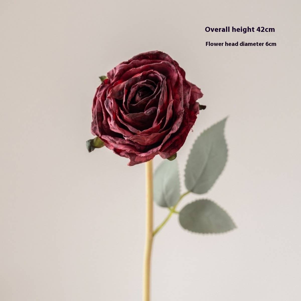 Elegant Burnt Edge Rose Bouquet for Table Decor