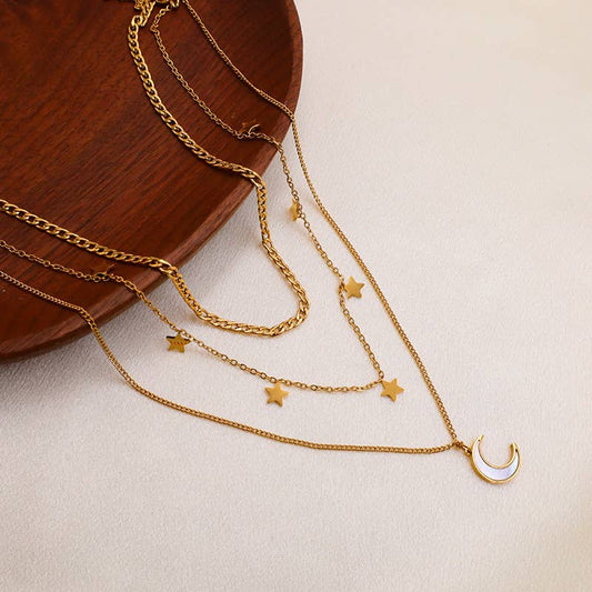 VERSATILE GEOMETRIC OT BUCKLE HEART-SHAPE NECKLACE
