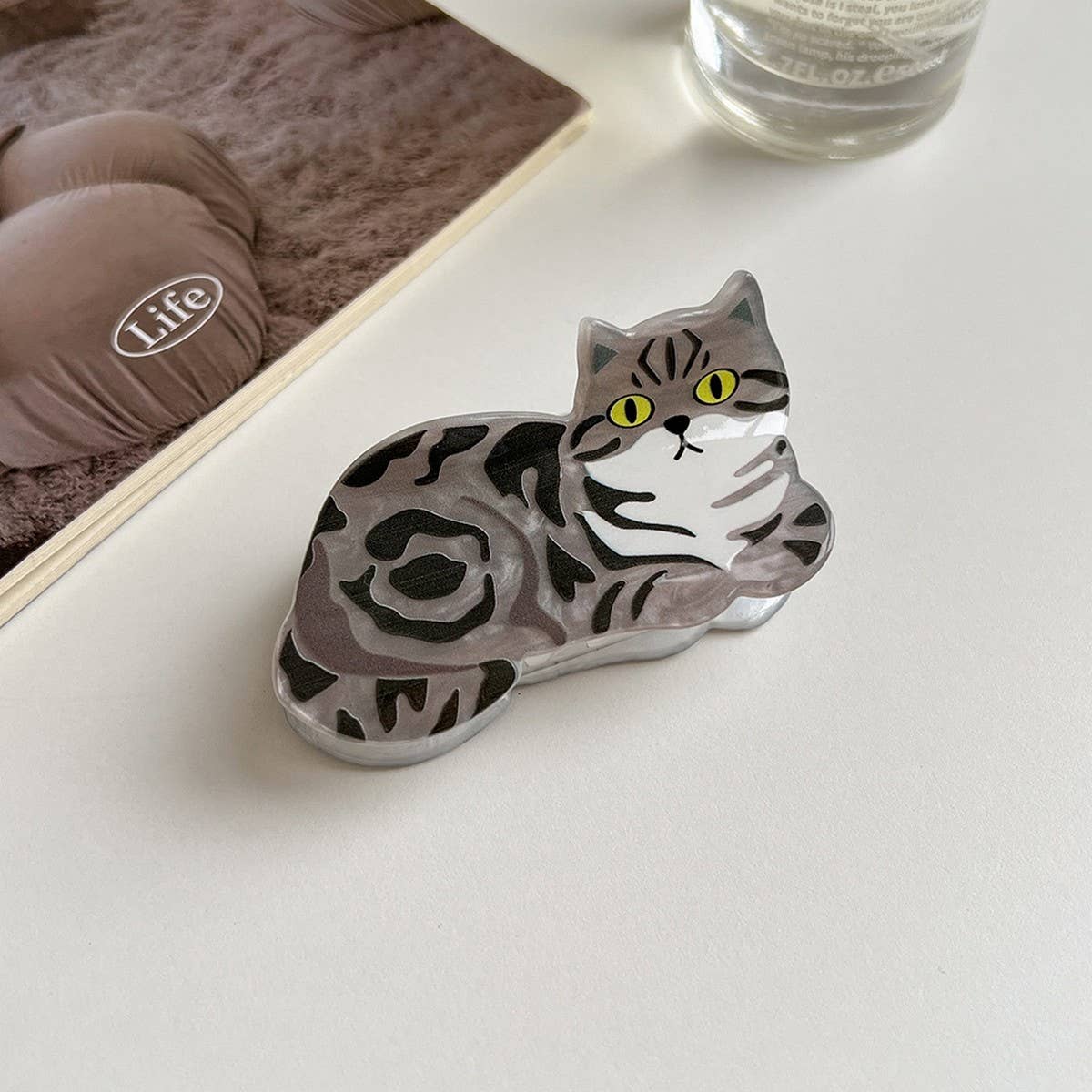 Cute Animal Hair Claw Cat & Dog Medium Shark Clip