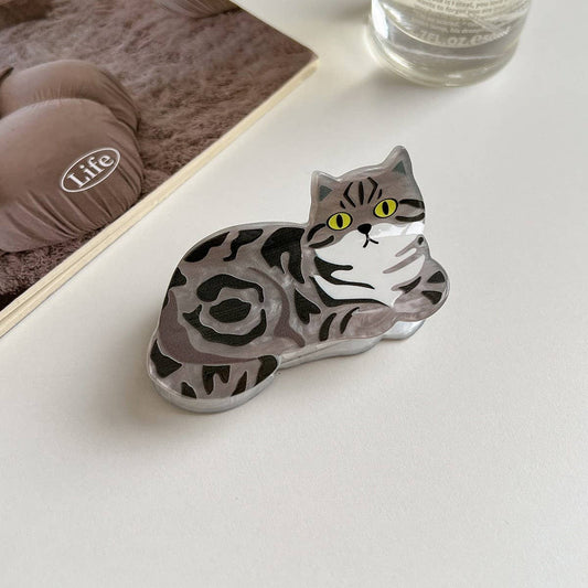Cute Animal Hair Claw Cat & Dog Medium Shark Clip