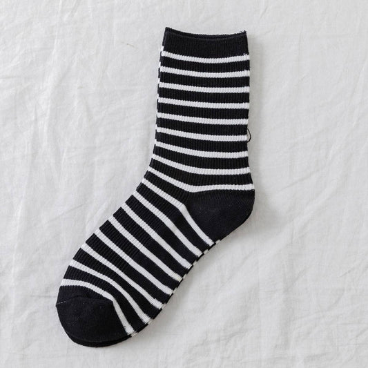 WOMEN NEW STRIPED CUTE BREATHABLE PILE SOCKS