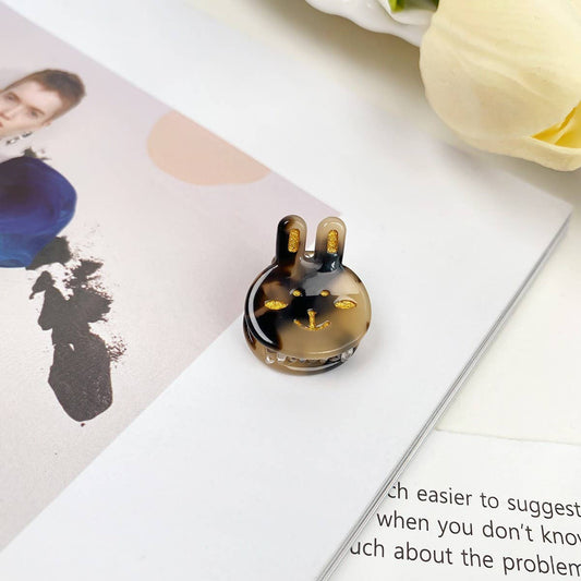 Mini Bunny Hair Claw - Cute Acetate Bangs Clip_CWAHA0731