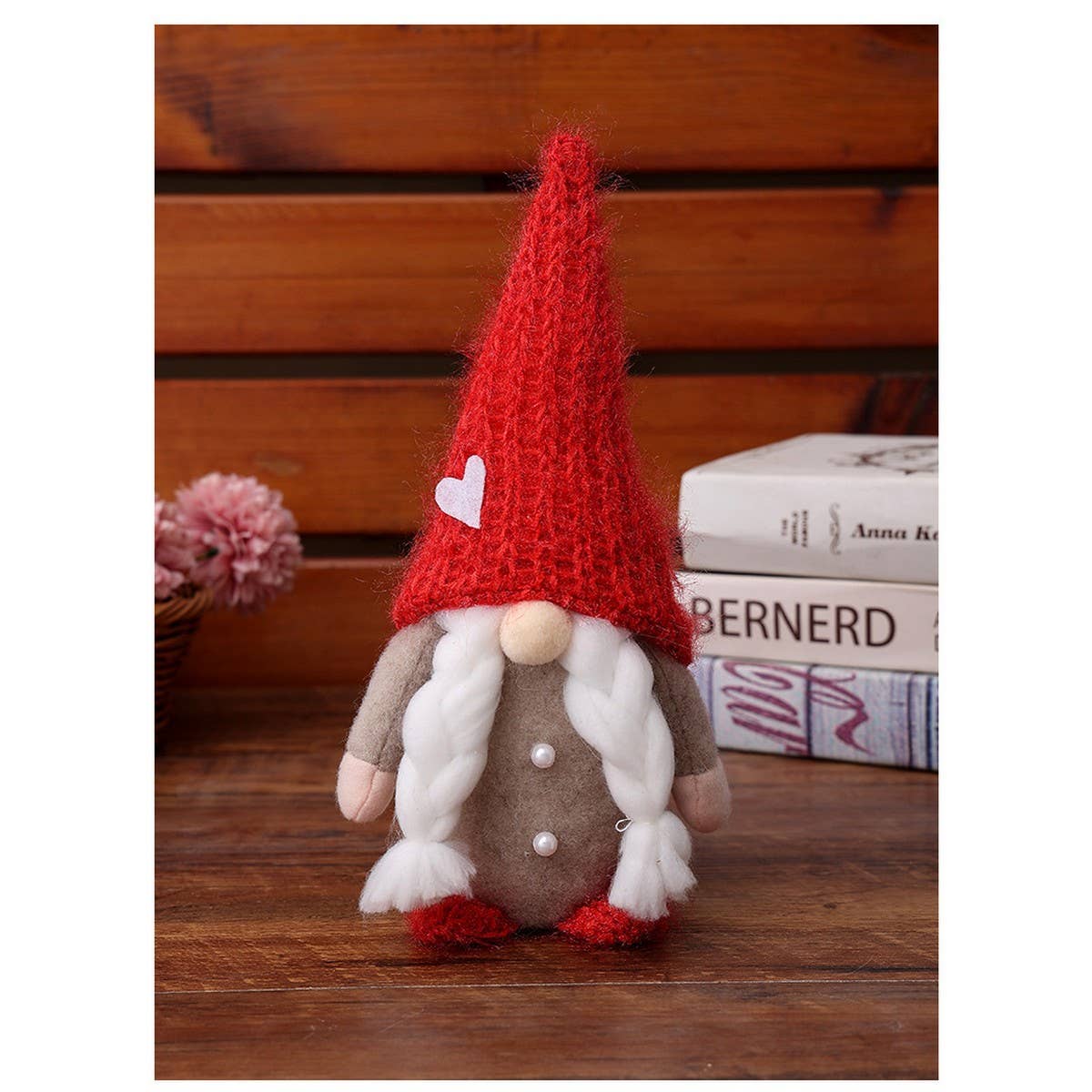 CWMM1736_10.24" Christmas Rudolph Gnome Home Decor