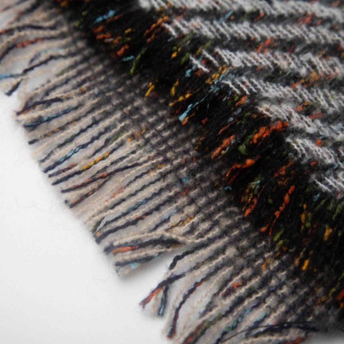 Large Plaid Scarf ? Unisex Winter Wrap Shawl