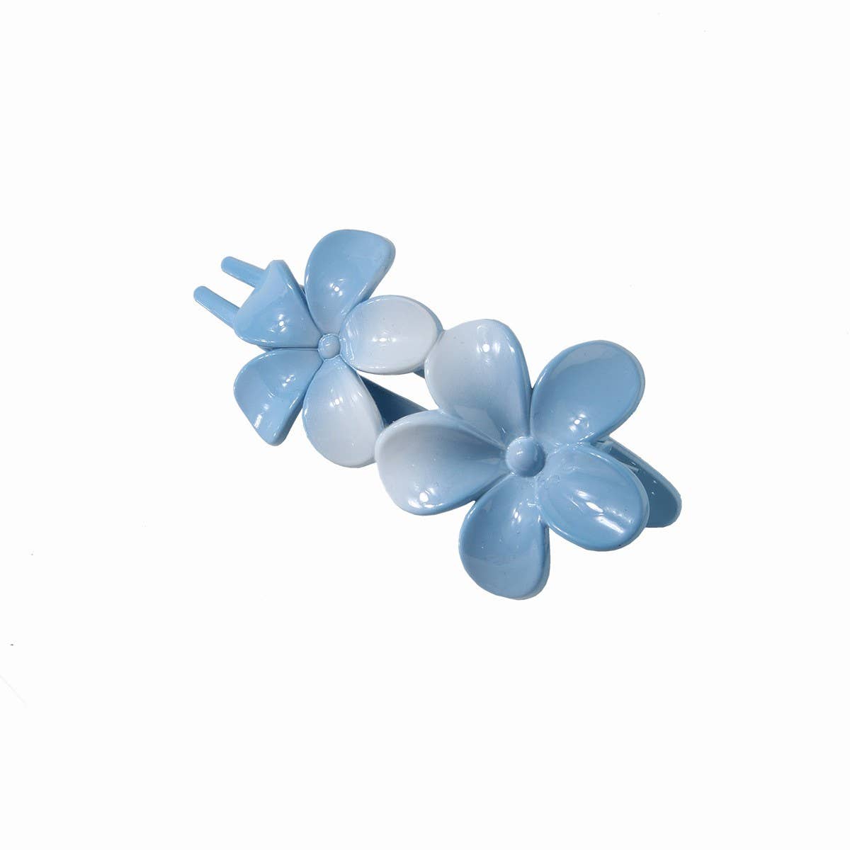 Gradient Flower Hair Clip ?Duckbill Updo Accessory