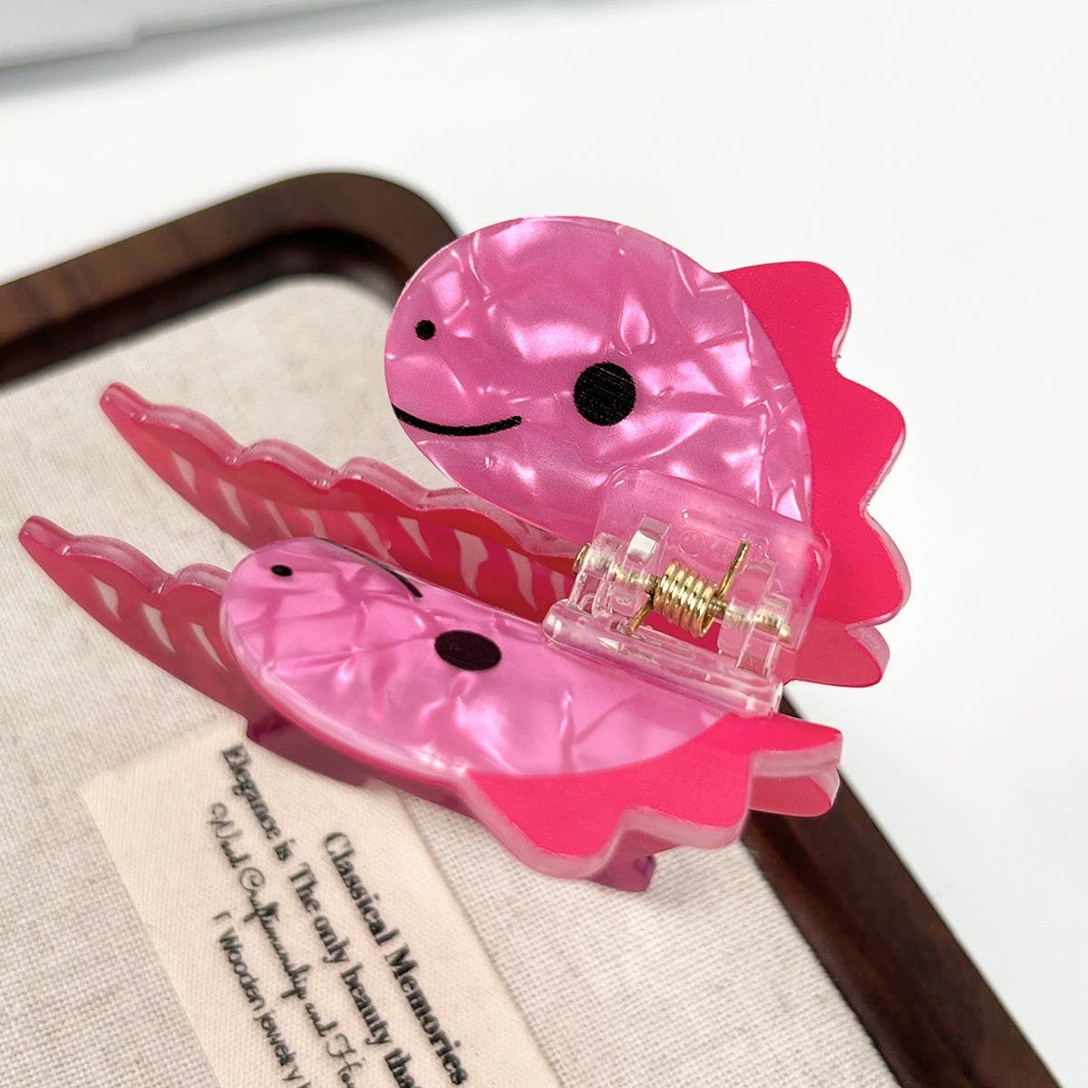 Acrylic Dinosaur Hair Claw - Cute Fun Shark Clip_CWAHA2072