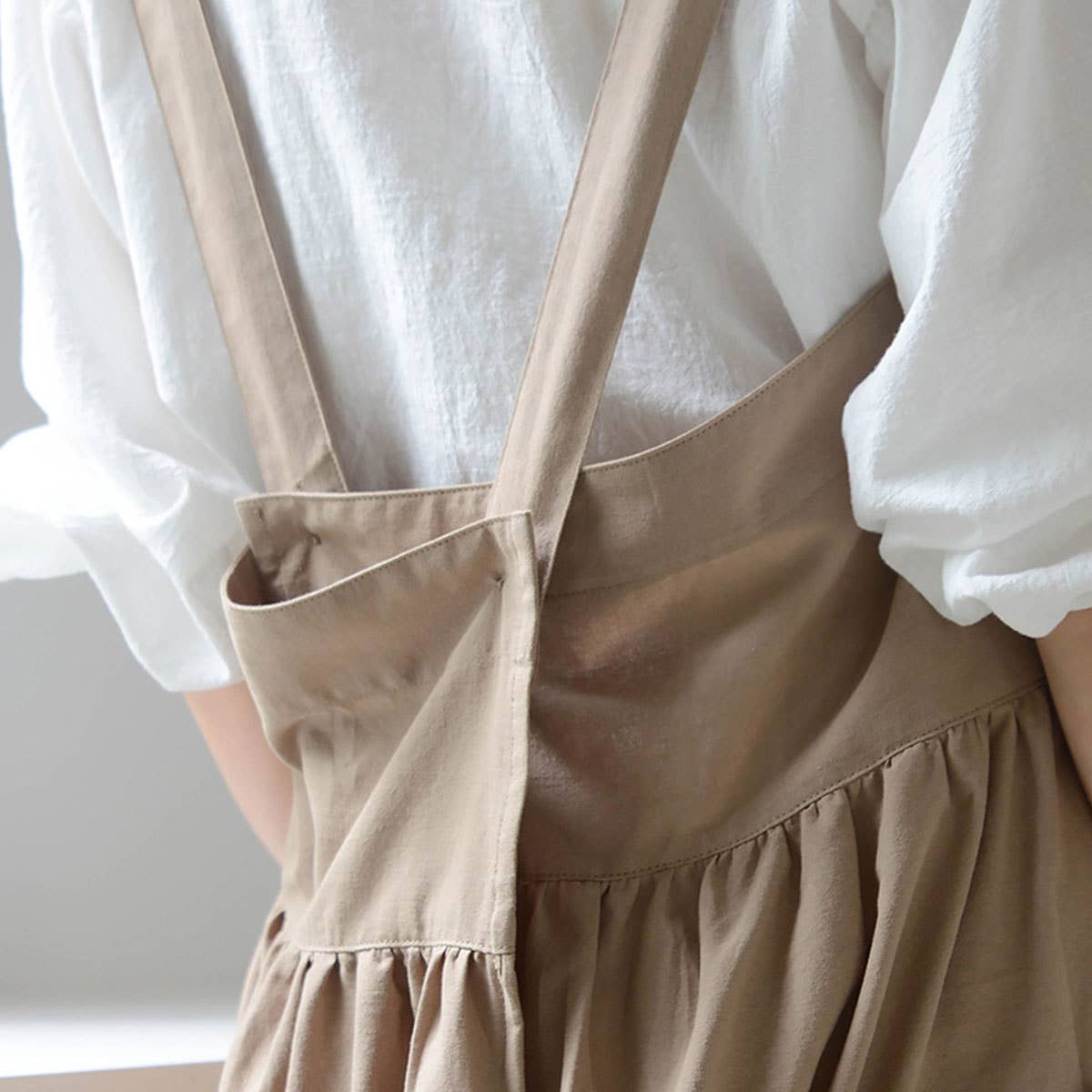 Kitchen florist work Linen Apron with pockets