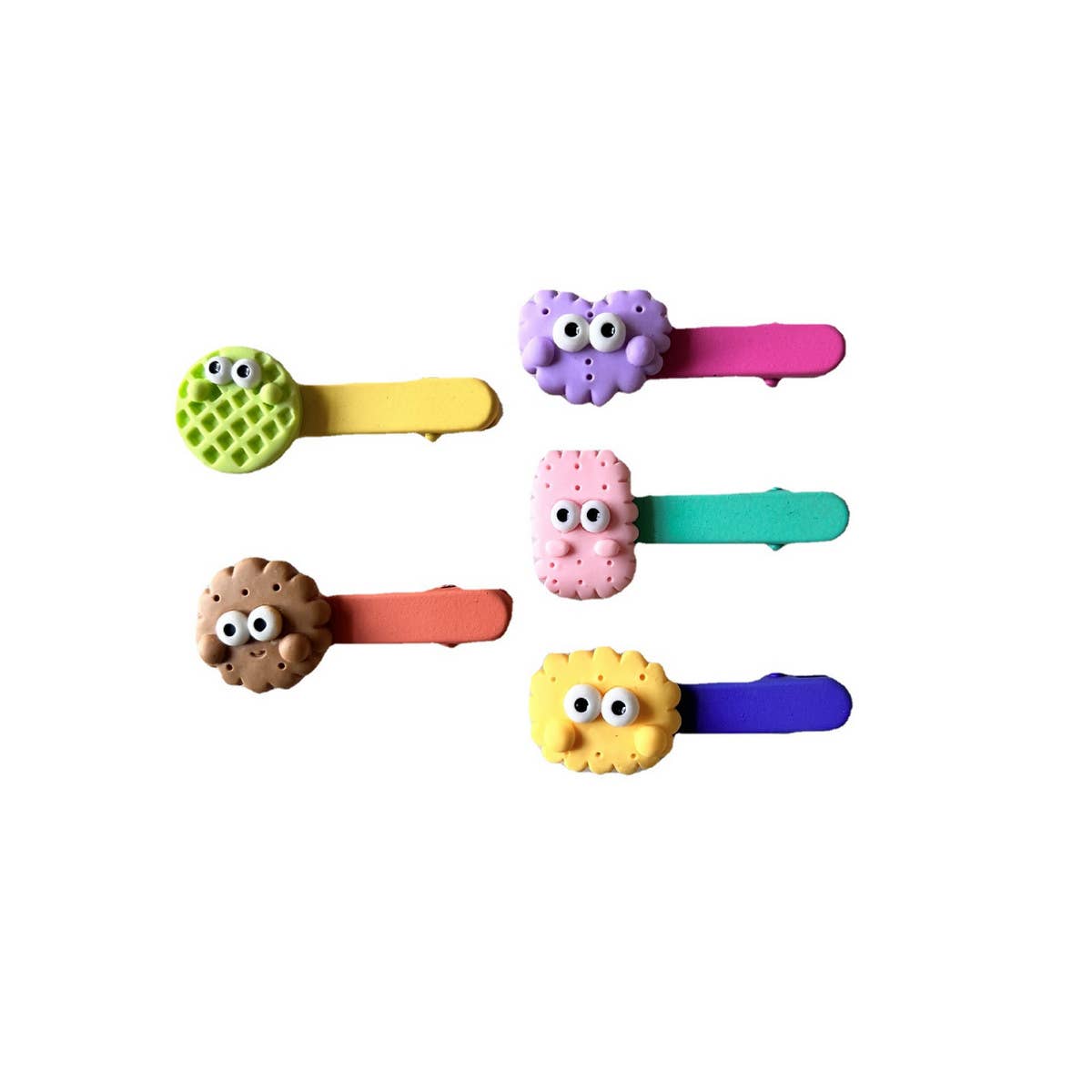 CHILDREN'S COLORFUL BISCUIT HAIRPIN
